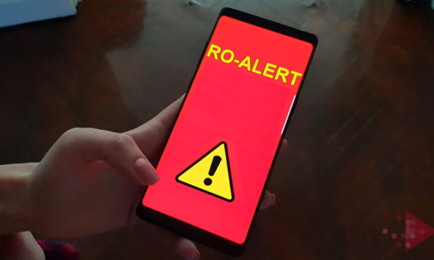Alertă RO-ALERT pentru cetățenii din nordul județului Tulcea! 1 mesaj ro alert transmis locuitorilor din zona de nord a judetului tulcea 68f874397602c