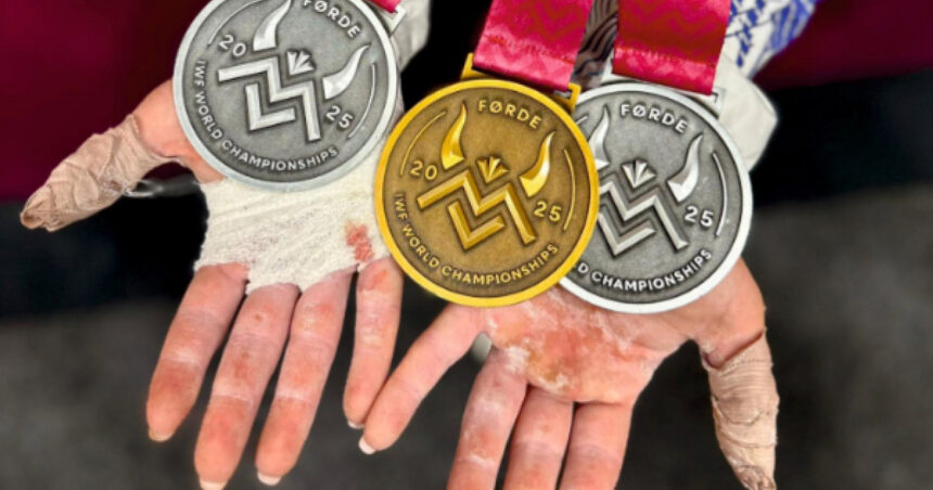 Mihaela Cambei strălucește pe podiumul Campionatului Mondial de haltere din Norvegia, aducând acasă aurul și două arginturi! 1 mihaela cambei a castigat o medalie de aur si doua de argint la campionatul mondial de haltere din norvegia 68e28486b0c2a