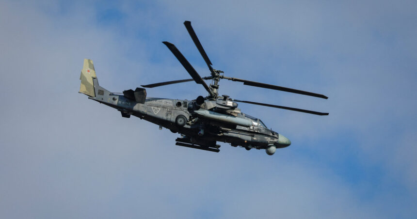 nou incident jenant pentru armata lui putin antiaeriana rusa a doborat un elicopter ka 52 pe care l a confundat cu o drona 6900e430c8c06