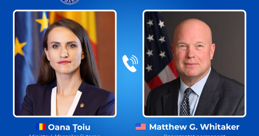 oana toiu discutii cu ambasadorul sua la nato despre urmatorii pasi in cadrul parteneriatului cu romania 6904fef86c9f5