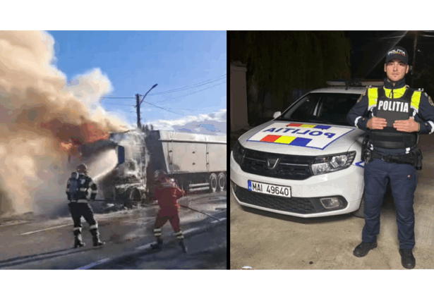 politistul flavian enachie a prevenit o tragedie pe sosea a fost primul care a intervenit la incendiul din castelu 68eb686d03029