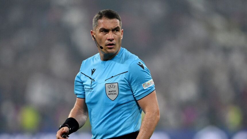 Controversa izbucnește după desemnarea lui Istvan Kovacs la un meci tensionat din preliminarii: "UEFA surprinde cu alegerea acestui oficial" 1 scandal urias dupa ce istvan kovacs a fost delegat la un meci infernal din preliminarii uefa socheaza cu acest arbitru 68e9669410de3
