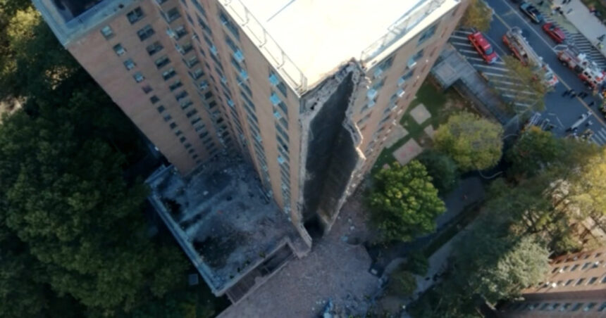 Un imobil din New York s-a prăbușit parțial. Autoritățile analizează circumstanțele care au condus la acest eveniment. 1 un bloc de locuinte din new york s a prabusit partial autoritatile investigheaza cauzele care au dus la incident 68dd3d612f589