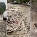 Craiova, orașul contrastelor: Periferia după ploi torențiale - „Ne călcăm în cizme și ne protejăm cu pungi” 3 video craiova orasul extremelor cum arata strazile de la periferie dupa fiecare ploaie torentiala umblam cu cizme cu pungi legate 68e49d3067ca4