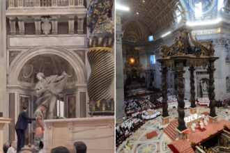 video gest scandalos la vatican un barbat a urinat pe altarul bazilicii sfantul petru 68eb5b7412fd4