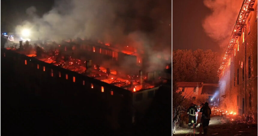Flăcări necruțătoare în Italia: Mănăstirea Bernaga, locul primei comune a lui Carlo Acutis, mistuită de incendiu 1 video incendiu devastator in italia manastirea bernaga in care a primit prima comuniune carlo acutis a ars complet 68ebd9f843244