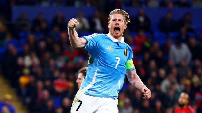 Kevin De Bruyne strălucește cu o dublă în tricoul Belgiei, echipa continuă să rămână neînvinsă și atinge pragul impresionant de 20 de goluri în preliminarii! 1 video kevin de bruyne dubla pentru nationala belgiei care ramane invincibila si depaseste 20 de goluri in preliminarii 68edf23fc1f13