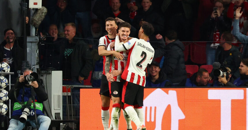 Dennis Man strălucește în UEFA Champions League: Două reușite pentru PSV împotriva lui Napoli și titlul de „Jucătorul Partidei”. „A fost cea mai memorabilă noapte din existența mea!” 1 video uefa champions league dennis man doua goluri pentru psv contra napoli si omul meciului cea mai frumoasa seara din viata mea 68f9d843a88d5