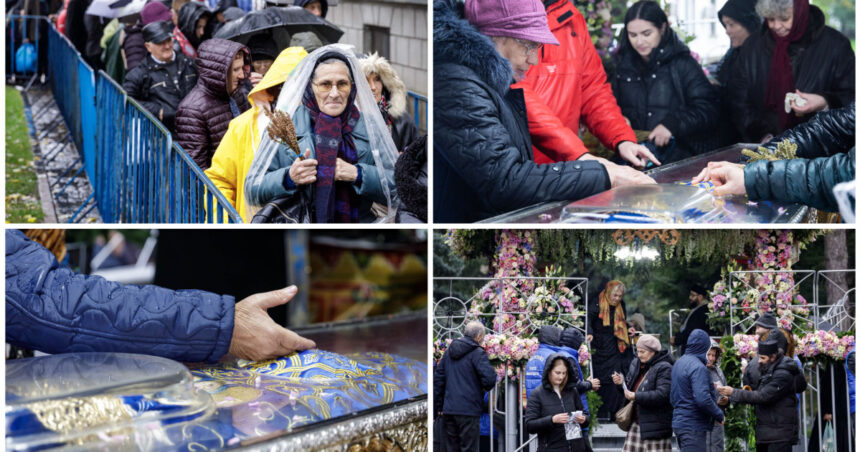 Mii de credincioși se adună în jurul raclei Sfintei Parascheva: Prețul pelerinajului în vremuri dificile – „Valorile spirituale depășesc orice bun material” 1 videofoto zeci de mii de credinciosi la racla sfintei parascheva cat costa sa fii pelerin in vremuri de criza nu conteaza nimic material 68e88765767f1