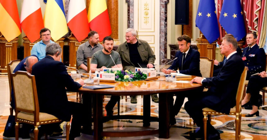 Volodimir Zelenski și șefii UE propun ca Donald Trump să transforme linia de front actuală în „fundament” pentru negocierile de pace. 1 volodimir zelenski si liderii ue il sustin pe donald trump sa utilizeze actuala linie de front drept baza pentru negocierile de pace 68f786509ccdf