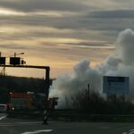 atentie soferi autostrada a2 blocata dupa ce un tir a luat foc aproape de statia de taxare de la fetesti 6927fbf0d75a9