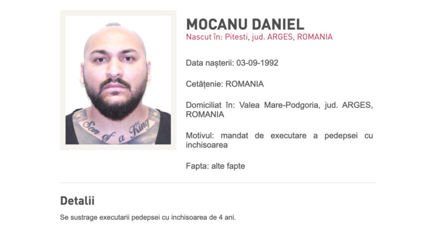 dani mocanu de negasit dupa ce a fost condamnat la patru ani de inchisoare politia l a dat in urmarire 690cb35c20b29