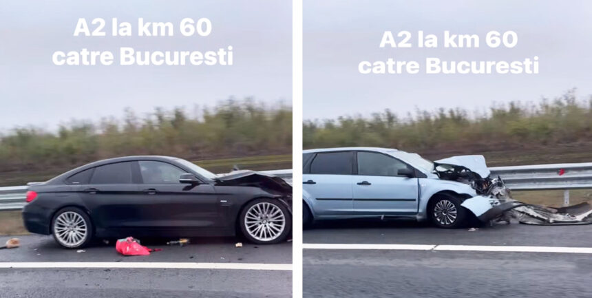 descoperire cutremuratoare pe a2 dupa un accident rutier un sofer isi ducea mama decedata in germania pe bancheta din spate 690deeb574c51