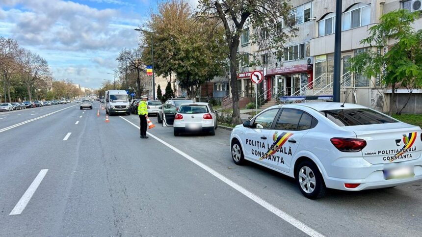 foto atentie soferi societatea confort urban monteaza separatori de trafic pe bulevardul lapusneanu din constanta 690874079965f