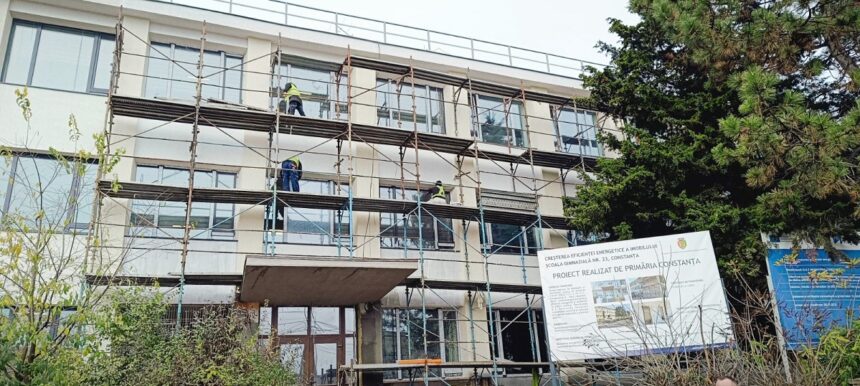 foto lucrarile la scoala gimnaziala nr 23 constantin brancoveanu din constanta se apropie de final un tronson este deja modernizat 69245bd01ab9e