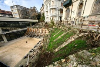 galerie foto surpriza langa edificiul roman cu mozaic vechile structuri arcuite de pe taluz scoase din nou la lumina 691686a6c992a