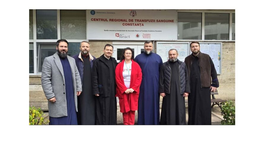 gest de solidaritate 30 de preoti din constanta au donat sange inainte de praznicul intrarii in biserica a maicii domnului 69201d65810b5