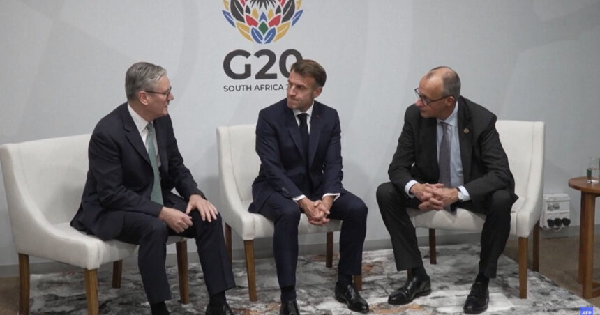 intalnire intre macron merz si starmer pentru a discuta despre planul sua pentru ucraina 6921cf1607783