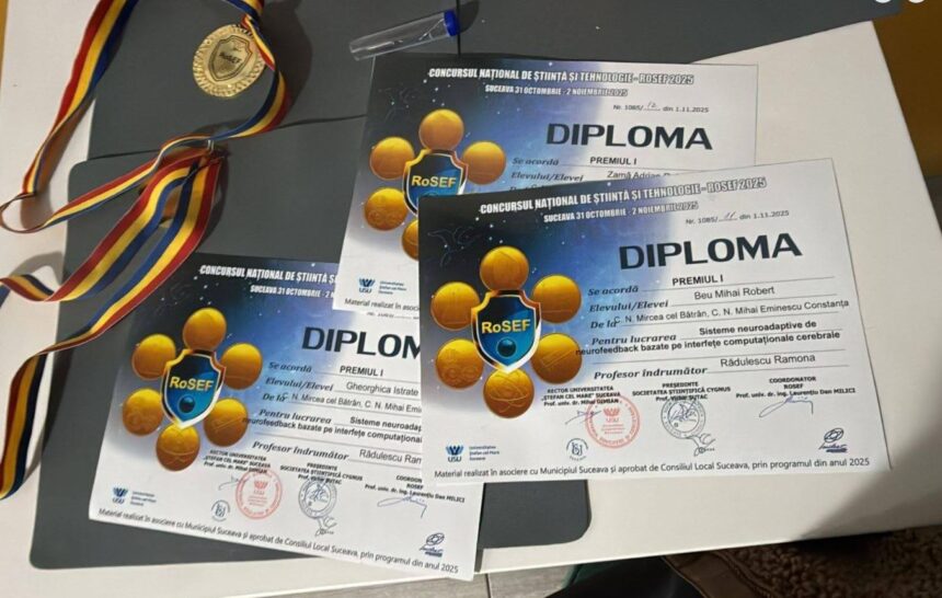 mihai robert beu si adrian robert zama de la colegiul national mihai eminescu din constanta premiati la concursurile nationale digital challenge si rosef 2025 691083bf6b9f0