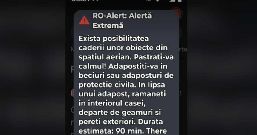 news alert mesaj ro alert pentru locuitorii din galati tulcea si vrancea mapn anunta ca au fost ridicate de la sol patru avioane militare 692559f0a7dca