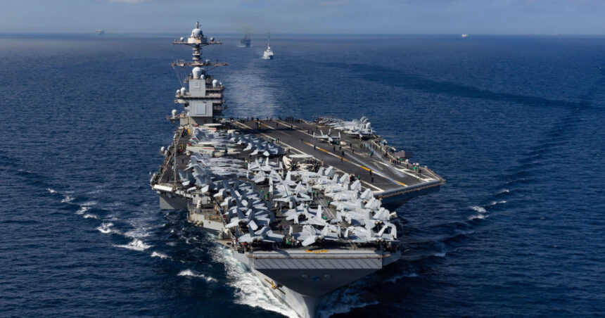 portavionul uss gerald r ford se apropie de venezuela cea mai mare prezenta militara americana in regiune de la invazia panama 1989 6913a9a855b5f