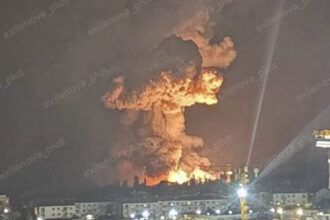 video drone ucrainene au avariat o nava locuinte si un depozit de petrol in rusia 6916c452df4be