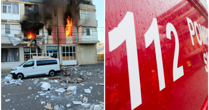 video explozie puternica intr un bloc din judetul braila mai multe apartamente in flacari echipaje isu si ambulante la fata locului 69247c6c5112a