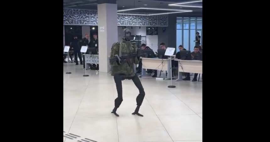 video imagini virale cu noul robot umanoid dezvoltat de catre armata rusa 69171c14782b1