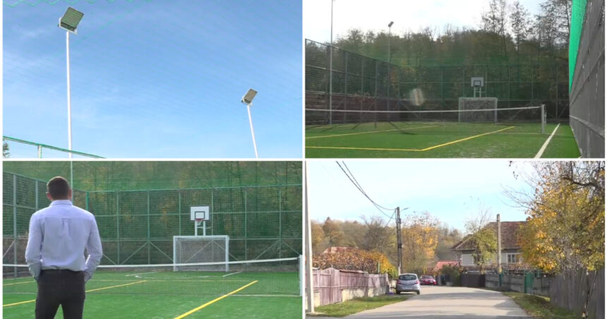 video investitii anapoda comuna cu teren de sport modern dar fara gaze si canalizare unde copiii merg la scoala cu microbuz inchiriat 6910223453408