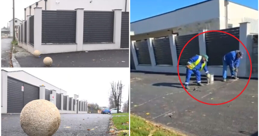 video o familie din galati s a facut stapana pe trotuar cu girul primariei proprietara se incurca in declaratii 69229748506df