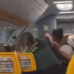 video o luptatoare mma a batut doi politisti spanioli care voiau sa o dea jos din avion oamenii legii au fost internati in spital 692745f8333a3