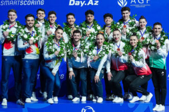 video romania a castigat cinci medalii la europenele de gimnastica aerobica din azerbaidjan 691c2fca185b7