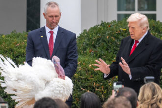 video traditia gratierii curcanilor de ziua recunostintei prilej pentru donald trump de a si ataca rivalii politici grasan neingrijit 6926224110c67