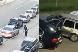 video un cersetor care mergea cu bastonul s a vindecat brusc intr o intersectie din brasov si a urcat la volanul unei masini 691c2a05c30a8