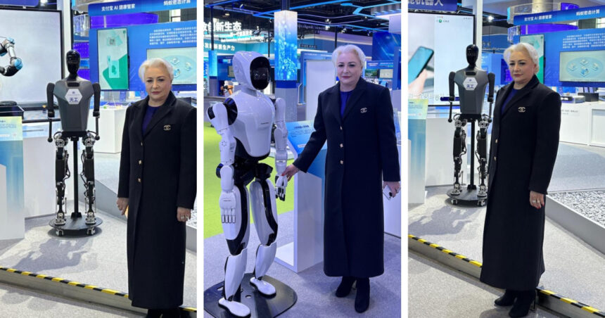 videofoto viorica dancila s a pozat cu robotii la un targ la beijing fosta prim ministra a doua vizita in china in ultimele luni 6915d1ac2d2f4