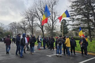 foto video protest al angajatilor ct bus in fata primariei constanta concomitent cu sedinta consiliului local ce solicita protestatarii 694a85b68f489
