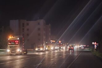 foto video protestul soferilor continua la mangalia participa zeci de camioane tir uri microbuze si autoturisme 694aba683c0c9