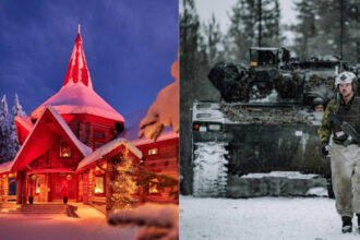 un adapost antiaerian in santa park taramul lui mos craciun s a umplut de soldati nato ce se pregatesc de un potential atac al rusiei 693ebac0dbc6a