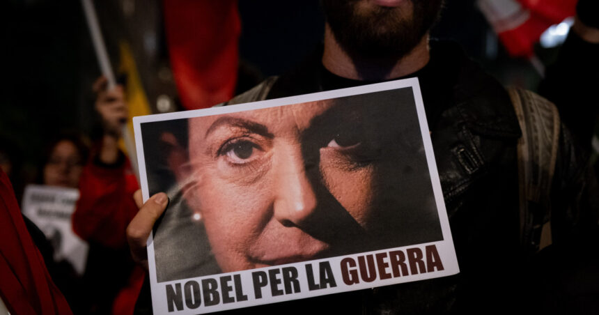 video opozanta maria corina machado reapare la oslo dupa un an de clandestinitate sustinatorii au intampinat o cu scandari de libertad 693a7219ee22b