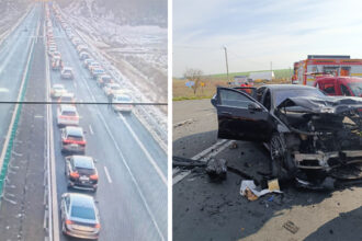video planul rosu de interventie 11 autoturisme in care se afla 32 de persoane s au ciocnit pe dn12 circulatia este blocata 694eb6225b03d