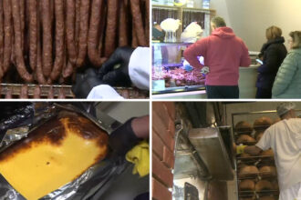 video traditii romanesti cu protectie europeana cum se prepara carnatii de plescoi placinta dobrogeana sau pita de pecica 69365dcee65c9