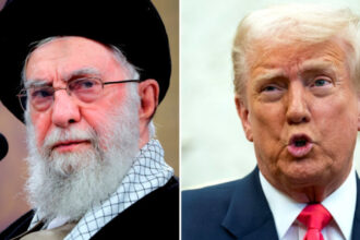 ali khamenei liderul suprem al iranului a publicat o caricatura care il infatiseaza pe trump ca un sarcofag distrus ca faraonul 696493ba25393