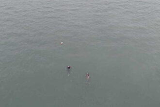 interventie de urgenta la agigea cautari dupa ce o fata ar fi cazut in canalul dunare marea neagra salvatorii i au gasit rucsacul 6973a0eb908cc