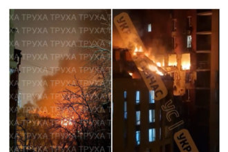 video nou atac al rusiei asupra kievului dronele au lovit mai multe cladiri 6964abcb89804