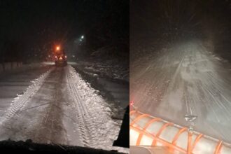 zapada continua sa dea batai de cap in judet pompierii solicitati pentru o masina blocata intre corbu si luminita 6963fe55b945e