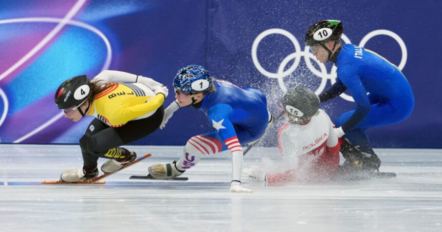 foto jo 2026 milano cortina poloneza kamila sellier in stare stabila dupa un accident grav la short track 699a1bb0a5bc1