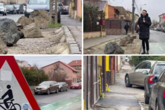 video cum vrea un oras din vestul tarii sa i impiedice pe soferi sa mai parcheze pe trotuare si spatii verzi oamenii se revolta e penibil 699011c8a7f1b