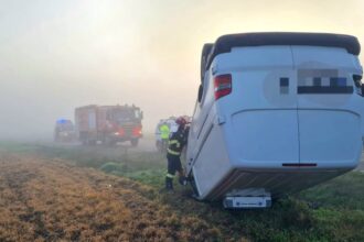 accident cu 9 masini pe dn3 aproape de iesirea pe autostrada a4 constanta ovidiu 13 persoane implicate 69a7cbe70eede