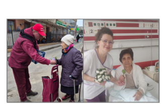 de 1 martie asociatia suflete deschise si arimex comexim 2000 srl au daruit emotie si bucurie femeilor din upu constanta celor internate in spitale dar si batranelor din caminul din poarta alba 69a459958ebee