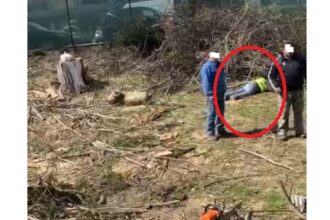 foto video interventie de urgenta pe santierul unde cambela prod amenajeaza o parcare un barbat gasit intins pe jos 69c66e4196a33